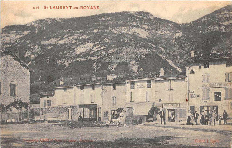 Carte postale ancienne Saint Laurent En Royans à Saint-Laurent-en-Royans
