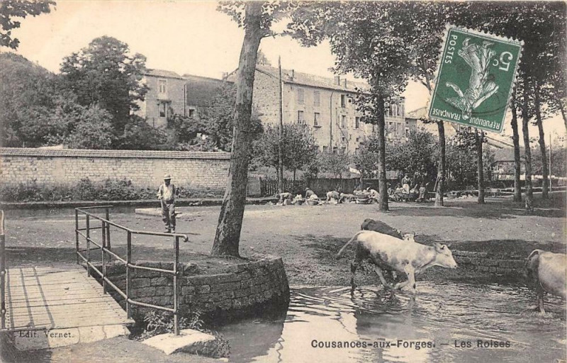 Carte postale ancienne Cousances Aux Forges Les Roises (cliché pas courant aux Roises