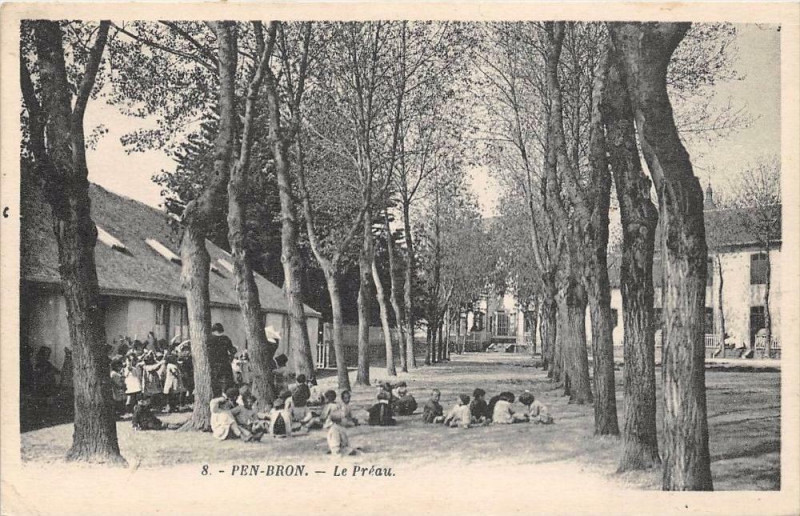 Carte postale ancienne Pen Bron Le Preau