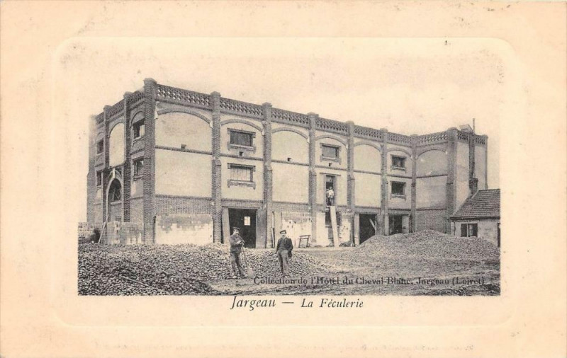 Carte postale ancienne Jargeau La Feculerie à Jargeau