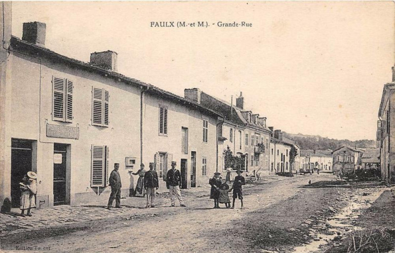 Carte postale ancienne Faux Grande Rue