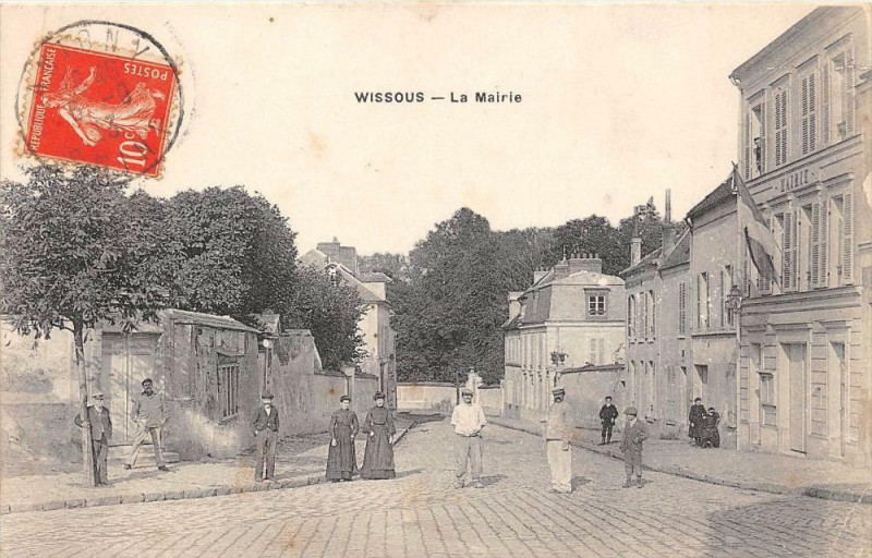 Carte postale ancienne Wissous La Mairie à Wissous