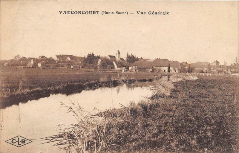 Carte postale ancienne Vauconcourt Vue Generale