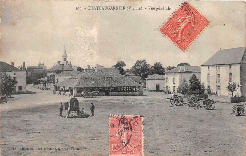 Carte postale ancienne Chateaugarnier Vue Generale