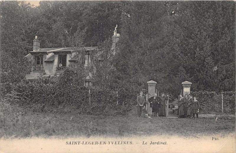 Carte postale ancienne Saint Leger En Yvelines Le Jardinet (cliché pas courant