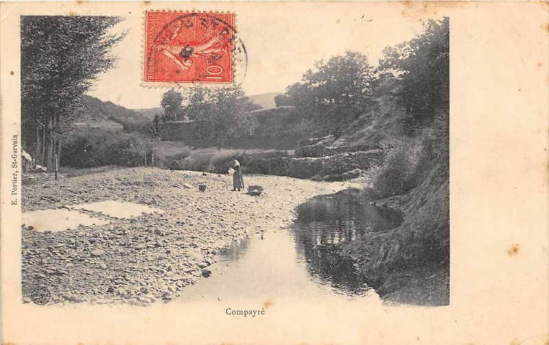 Carte postale ancienne Compayre