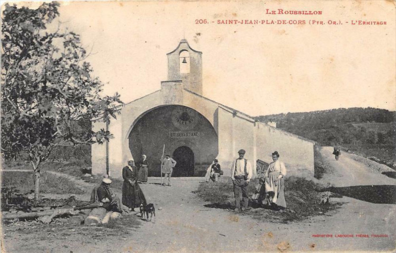 Carte postale ancienne Saint Jean Pla De Cors L'Ermitage