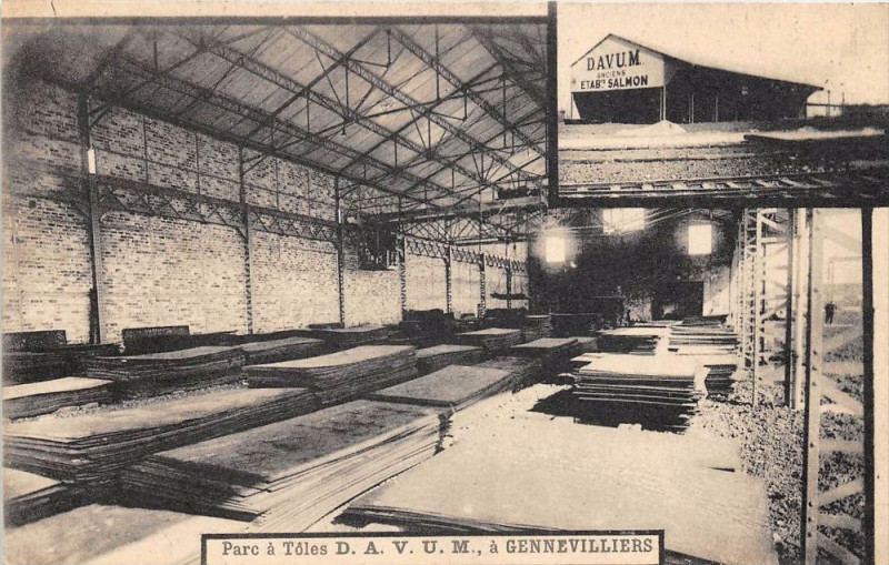 Carte postale ancienne Gennevilliers Parc A Toles D.A.V.U.M. à Gennevilliers