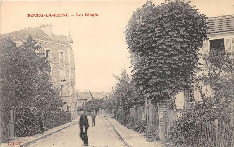 Carte postale ancienne Bourg La Reine Les Blagis à Bourg-la-Reine