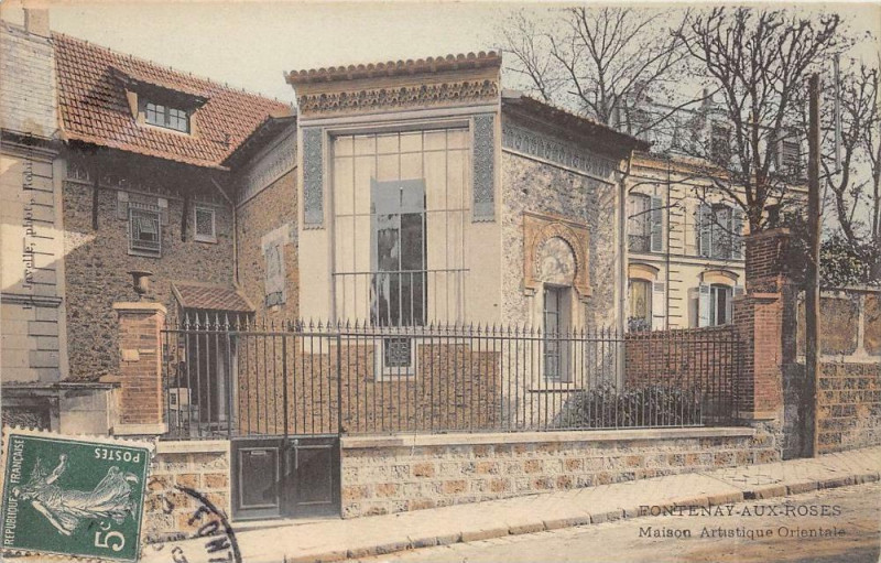 Carte postale ancienne Fontenay Aux Roses Maison Artistique Orientale (cliché colorisé à Fontenay-aux-Roses