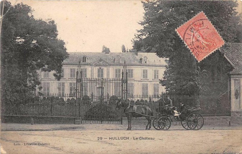 Carte postale ancienne Hulluch Le Chateau à Hulluch