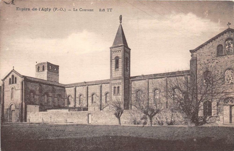 Carte postale ancienne Espira De L'Agly Le Couvent à Espira-de-l'Agly