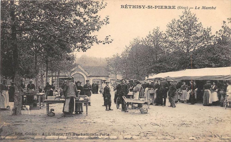 Carte postale ancienne Bethisy Saint Pierre Le Marche