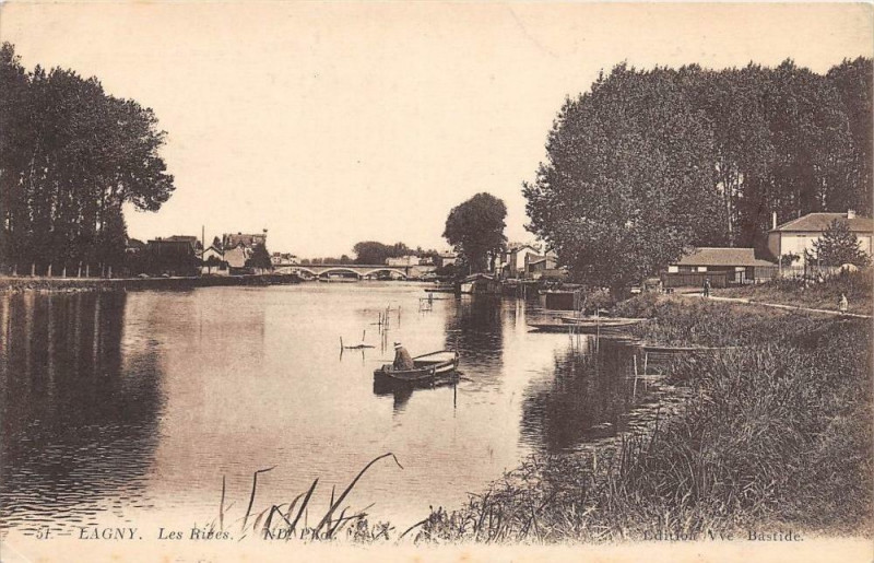 Carte postale ancienne Lagny Les Rives