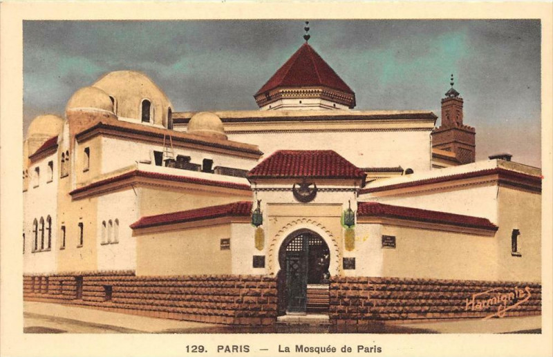 Carte postale ancienne Paris Ve La Mosquee De Paris à Paris 5e
