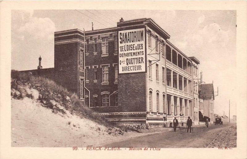 Carte postale ancienne Berck Plage Maison De L'Oise à Berck