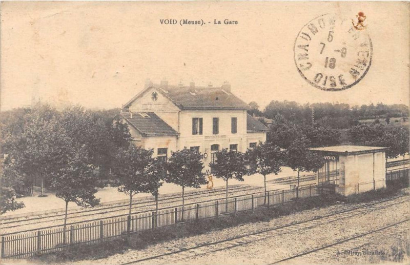 Carte postale ancienne Void La Gare