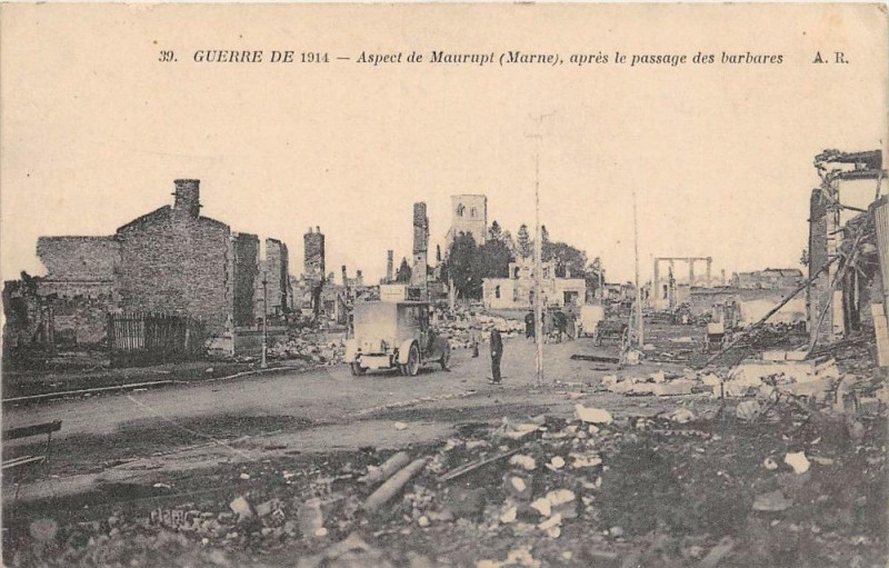 Carte postale ancienne Aspect De Maurupt