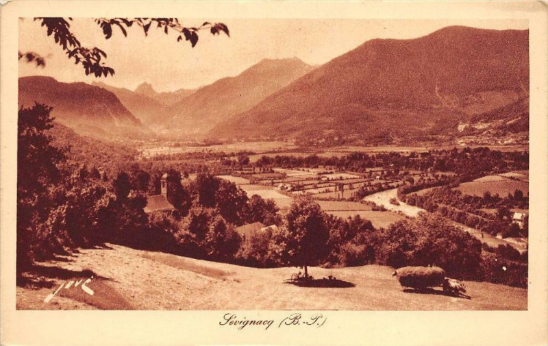 Carte postale ancienne Sevignacq à Sévignacq
