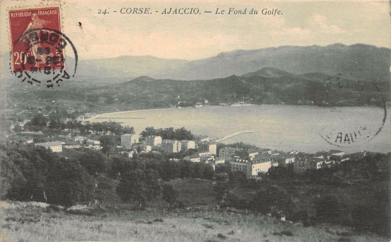 Carte postale ancienne 20 Ajaccio Le Fond Du Golfe à Ajaccio