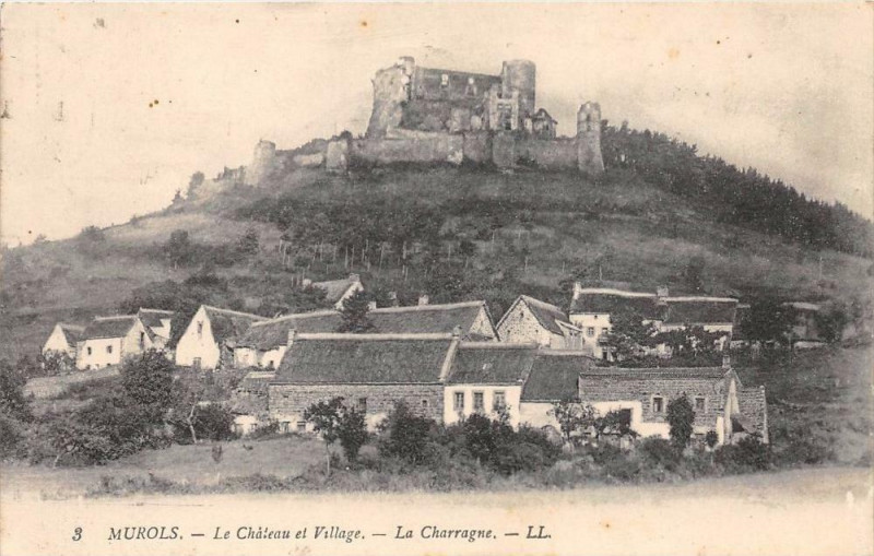 Carte postale ancienne Murols Charragne à Murol