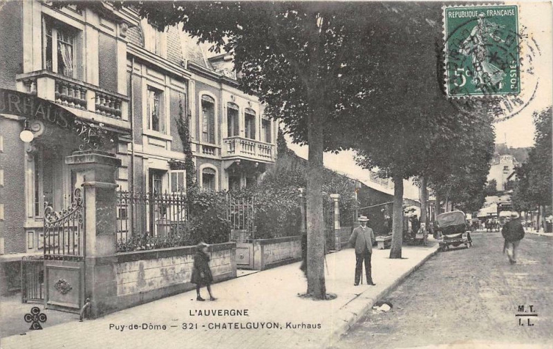 Carte postale ancienne Chatelguyon Kurhaus