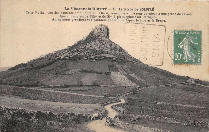 Carte postale ancienne La Roche De Solutre