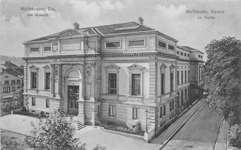 Carte postale ancienne Mulhouse Le Musee à Mulhouse