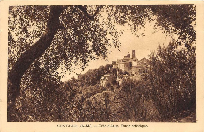 Carte postale ancienne Saint Paul Etude