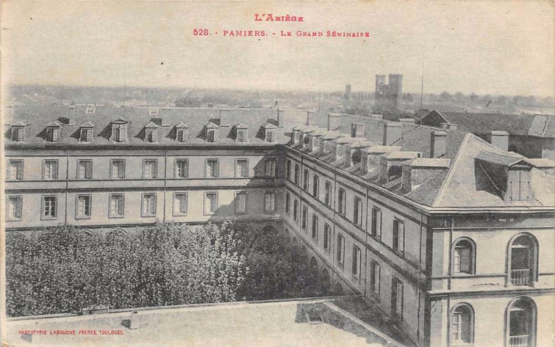 Carte postale ancienne Pamiers Le Grand Seminaire à Pamiers
