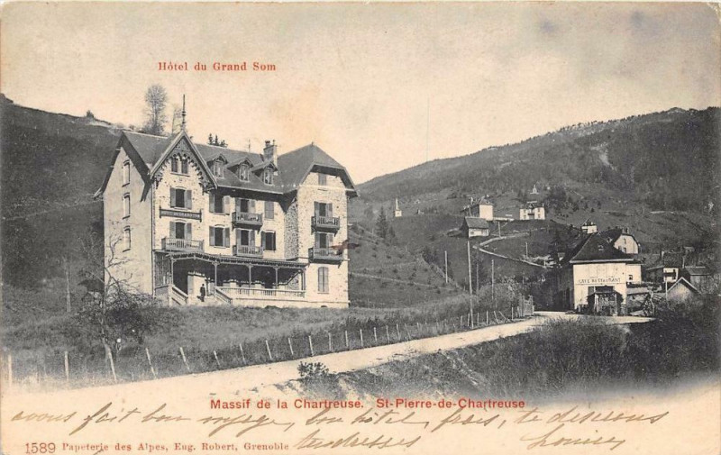 Carte postale ancienne St Pierre De Chartreuse  (dos non divisé)