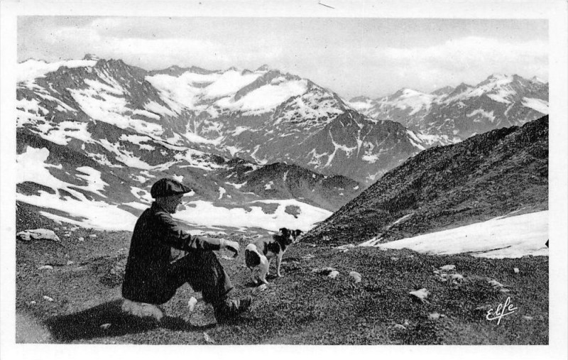 Carte postale ancienne Aulus Pic De Tres Comtes