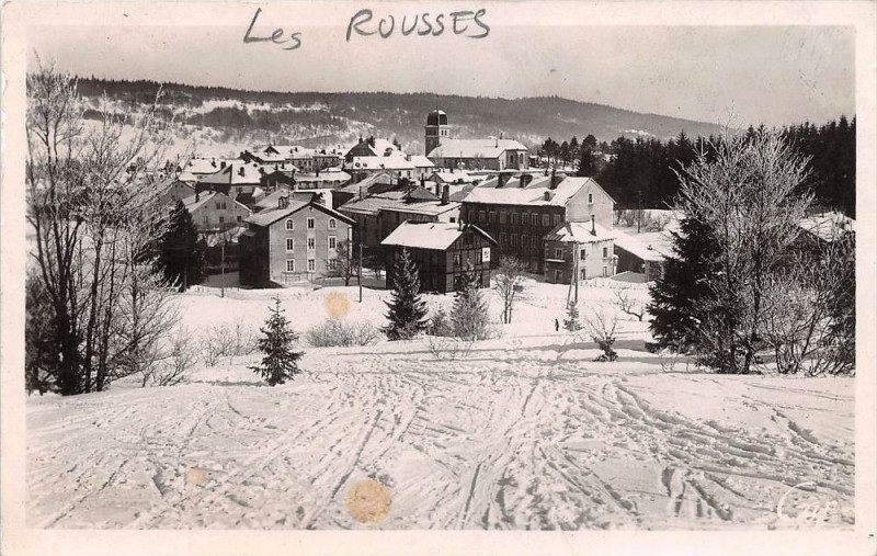 Carte postale ancienne Les Rousses Vue Generale aux Rousses