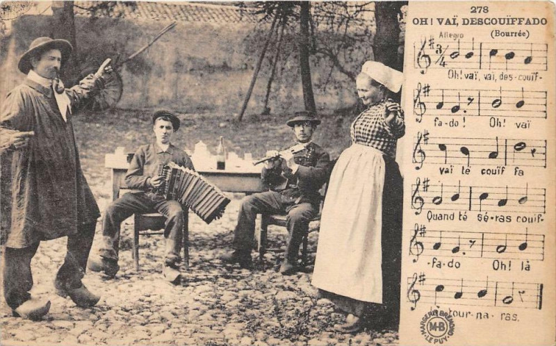 Carte postale ancienne Oh Vai Descouffado