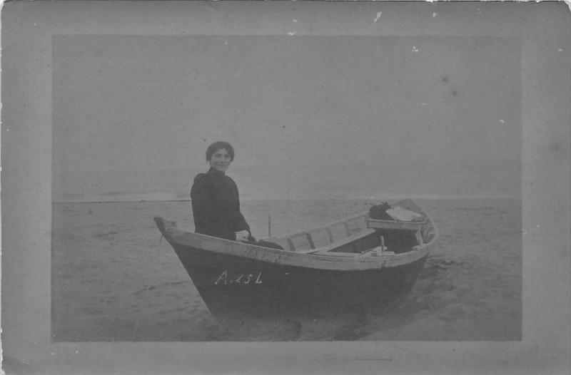Carte postale ancienne Carte Photo Etang De Salses Saint Laurent De La Salanque Saint-Hippolyte à Saint-Hippolyte