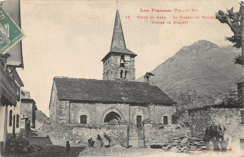 Carte postale ancienne Valle De Aran La Iglesia De Bosost
