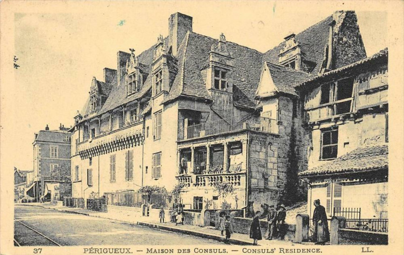 Carte postale ancienne Perigueux Maison Des Consuls à Périgueux