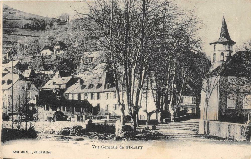 Carte postale ancienne Saint Lary à Saint-Lary