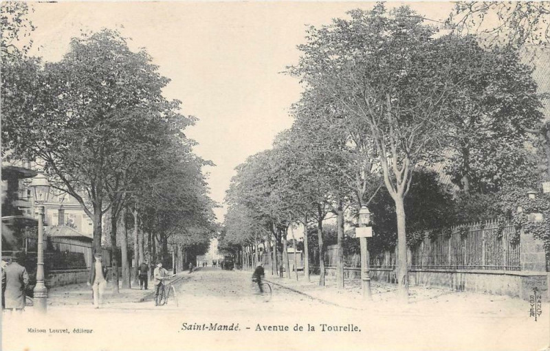 Carte postale ancienne Saint Mande Avenue De La Tourelle