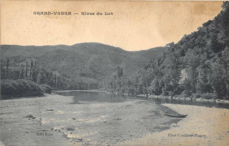 Carte postale ancienne Grand Vabre Rives Du Lot