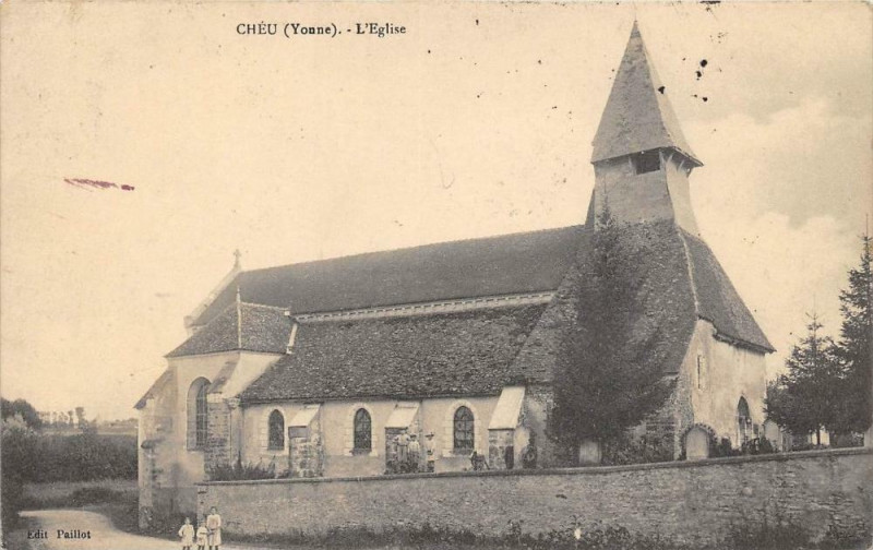 Carte postale ancienne Cheu L'Eglise à Chéu