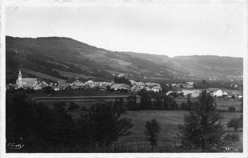 Carte postale ancienne Boege Vue Generale à Boëge