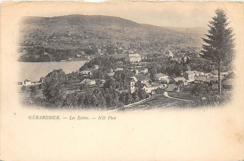 Carte postale ancienne Gerardmer Les Xettes (dos non divisé) à Gérardmer