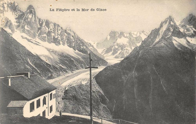 Carte postale ancienne La Flegere Et La Mer De Glace