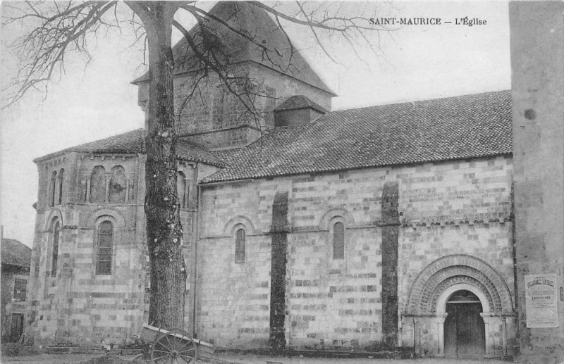 Carte postale ancienne St Maurice L'Eglise