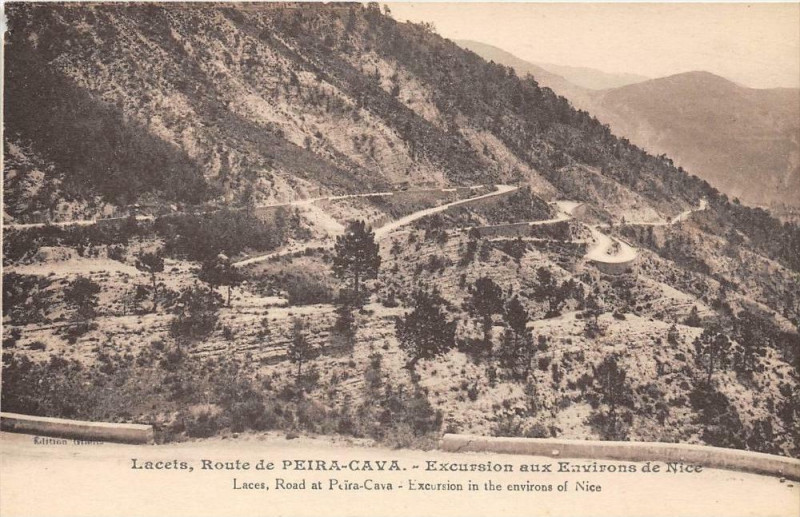 Carte postale ancienne Lacets De Peira Cava