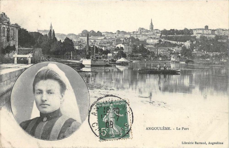 Carte postale ancienne Angouleme Le Port à Angoulême