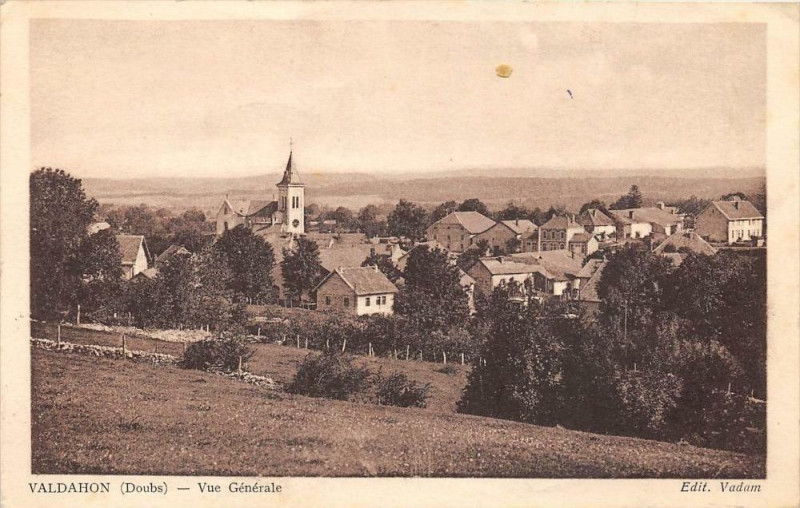 Carte postale ancienne Valdahon Vue Generale à Valdahon