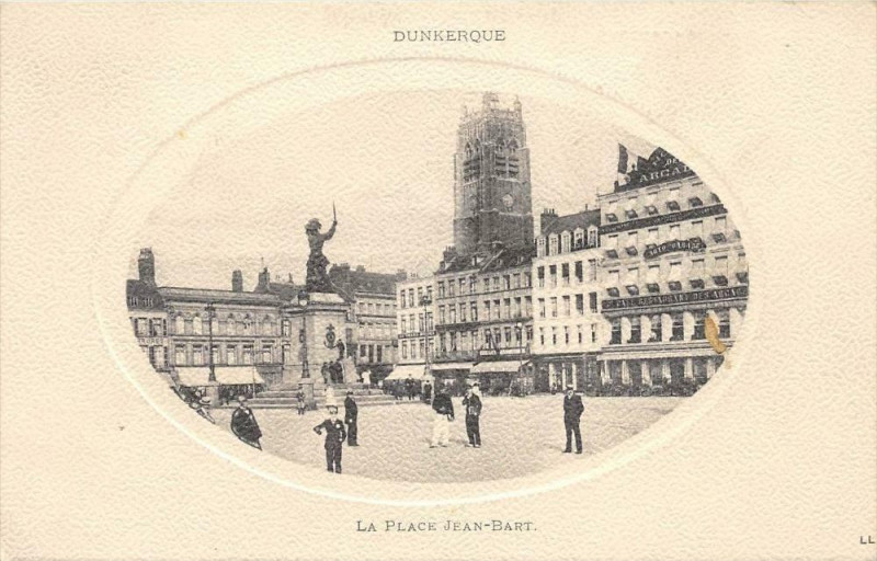 Carte postale ancienne Dunkerque La Porte Du Parc De La Marine à Dunkerque