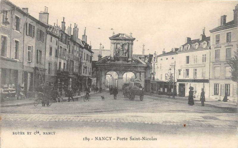 Carte postale ancienne Nancy Porte St Nicolas à Nancy